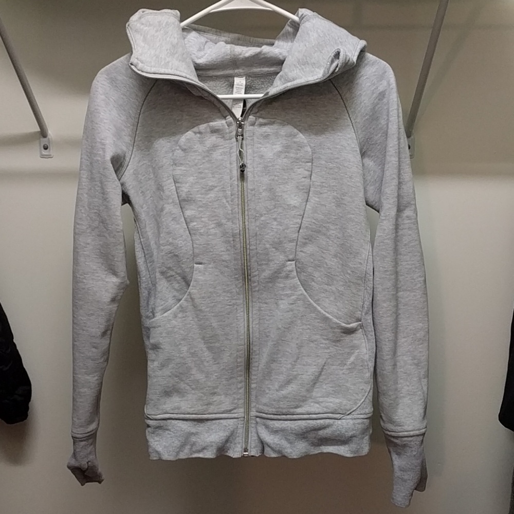 Lululemon Grey Scuba III Hoodie Size 4